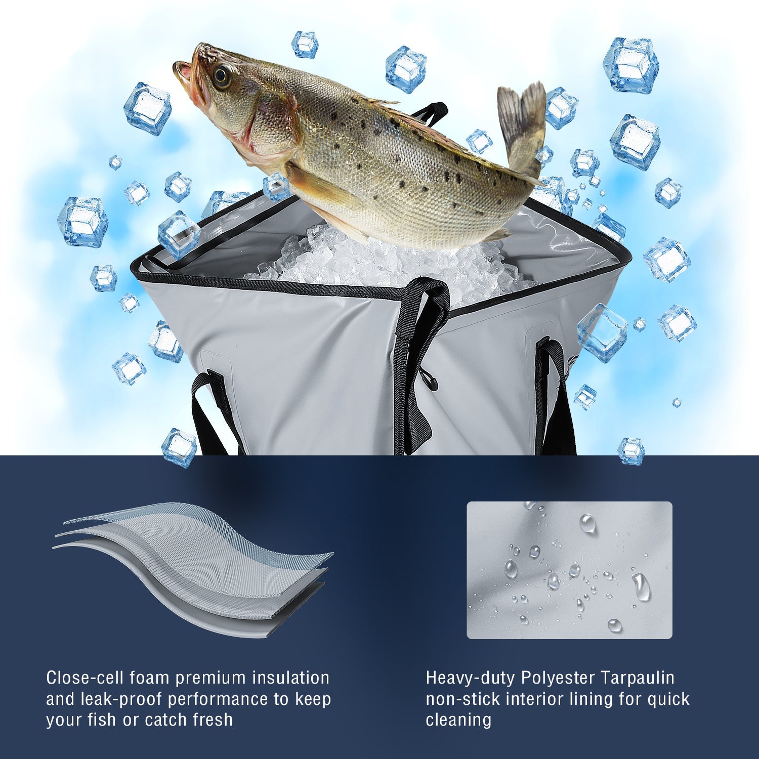 20''Fish Cooler Bag For Fish Bait - Taylor Holler Tackle Co.