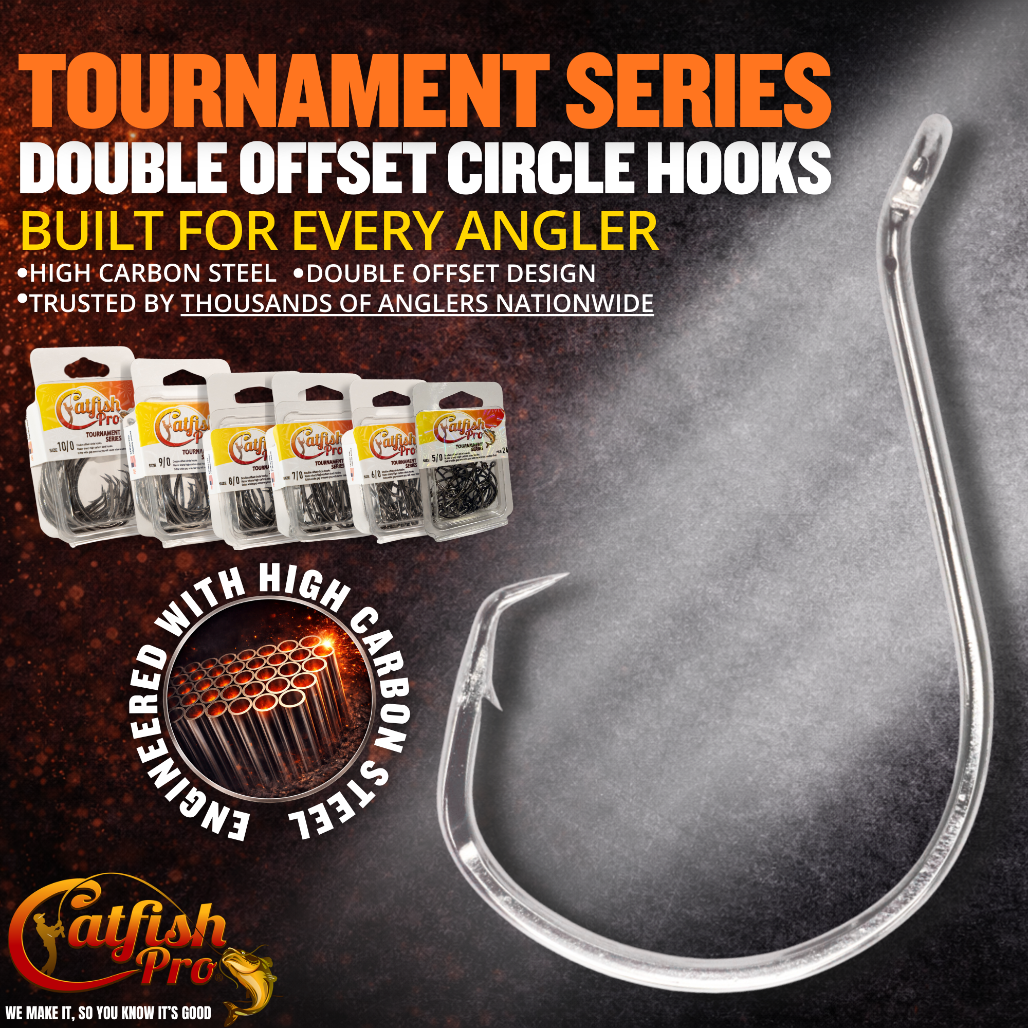 Double Offset Circle Hooks 6/0 - Value Pack - Taylor Holler Tackle Co.