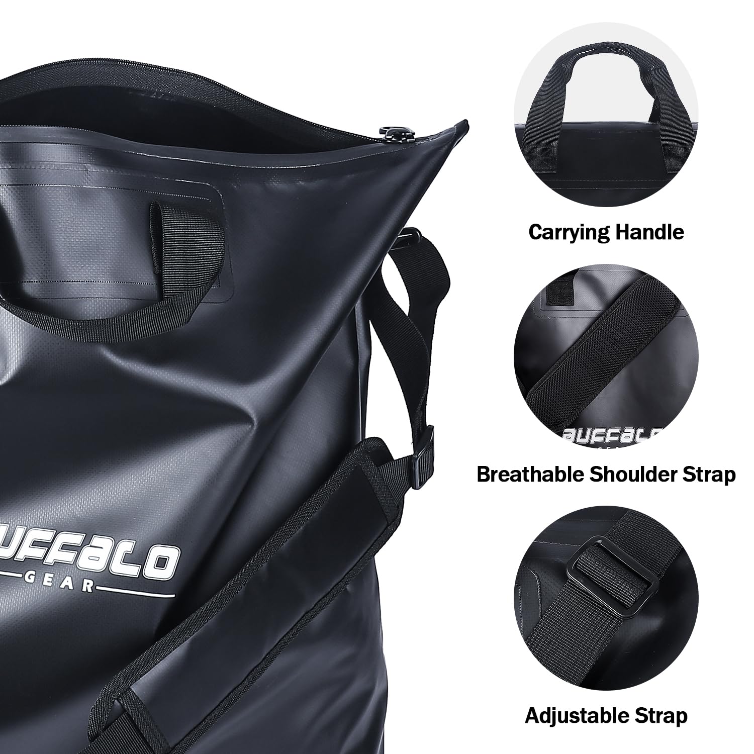 25'' Waterproof Fish Bag with Aerator Pocket - Taylor Holler Tackle Co.