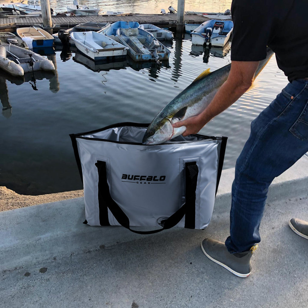 27QT Fish Bag Cooler With Flat Bottom - Taylor Holler Tackle Co.