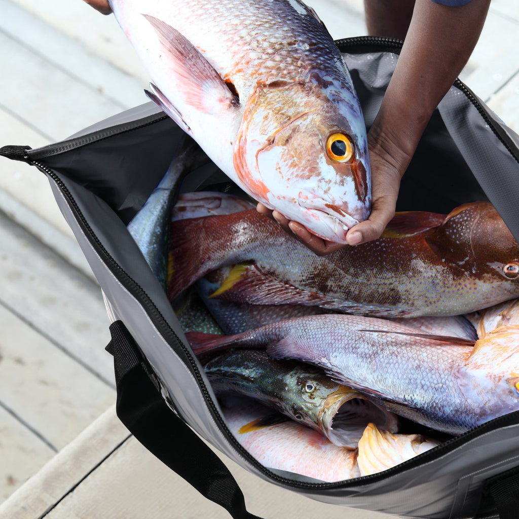 27QT Fish Bag Cooler With Flat Bottom - Taylor Holler Tackle Co.