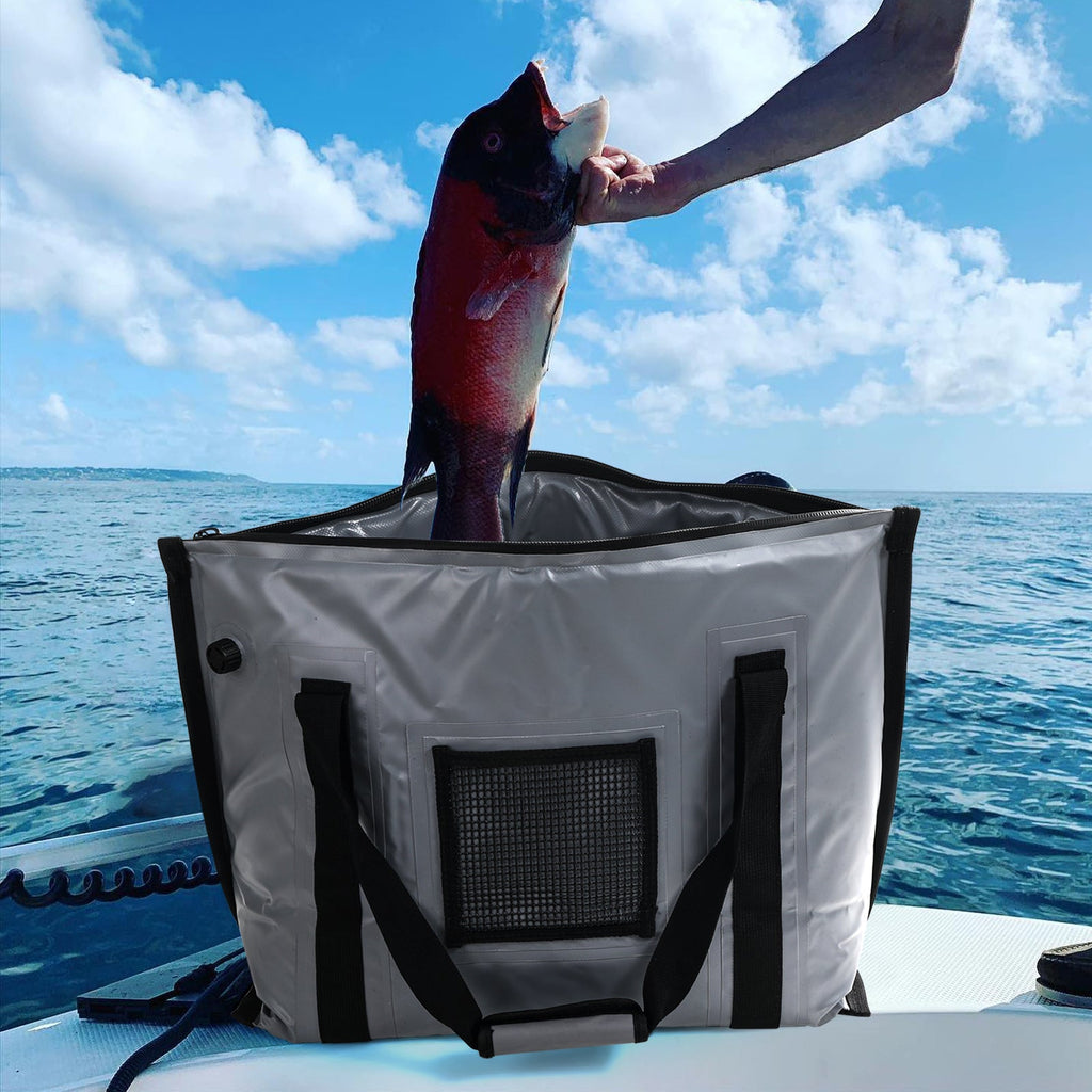 27QT Fish Bag Cooler With Flat Bottom - Taylor Holler Tackle Co.