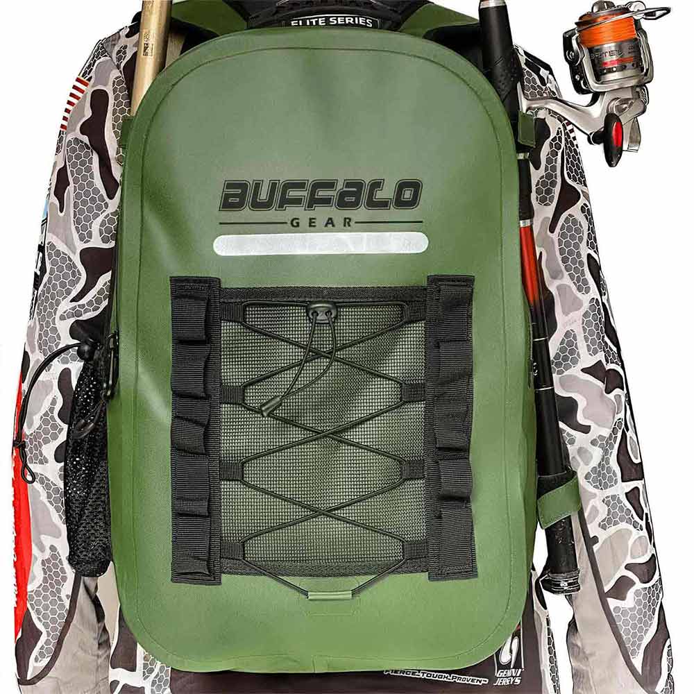 27QT Waterproof Fishing Backpack with Rod Holder - Taylor Holler Tackle Co.
