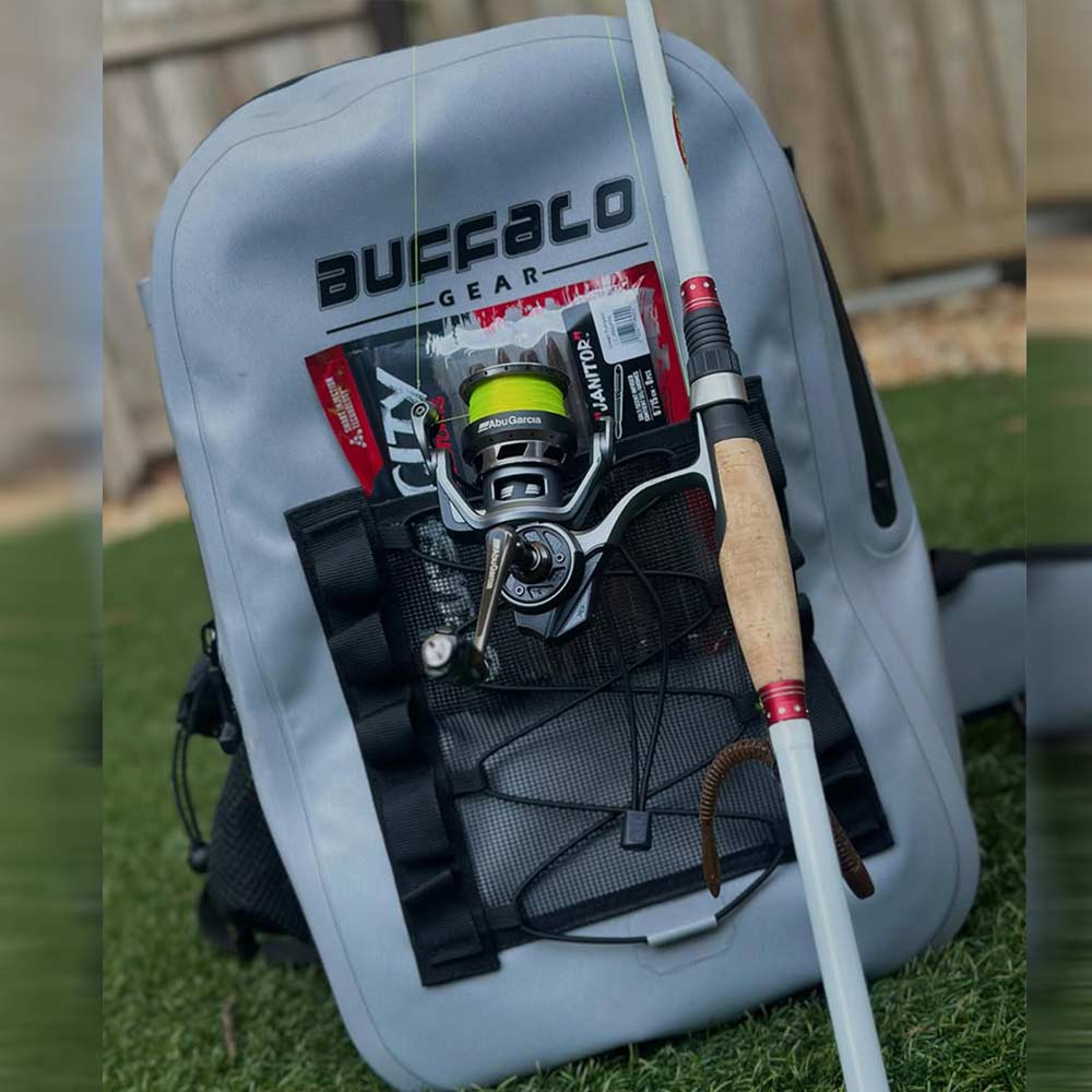 27QT Waterproof Fishing Backpack with Rod Holder - Taylor Holler Tackle Co.