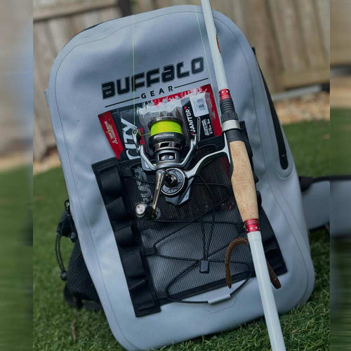 27QT Waterproof Fishing Backpack with Rod Holder - Taylor Holler Tackle Co.