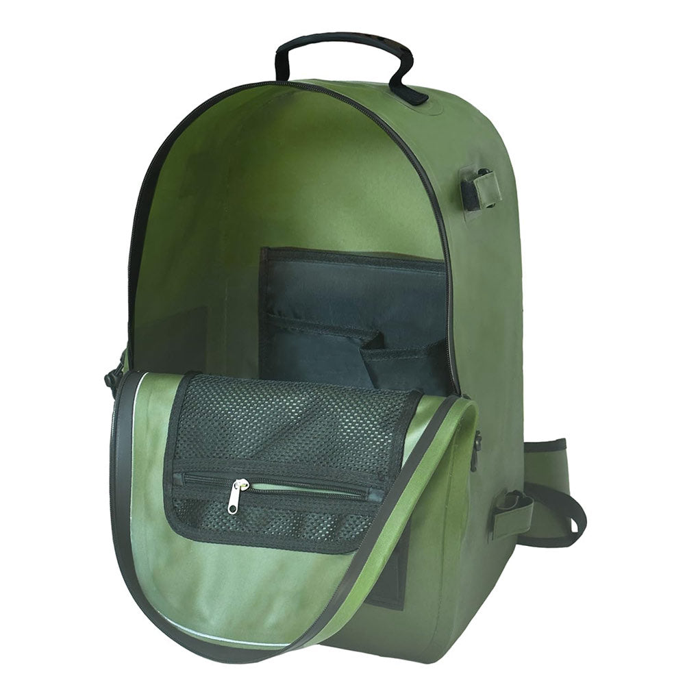 27QT Waterproof Fishing Backpack with Rod Holder - Taylor Holler Tackle Co.