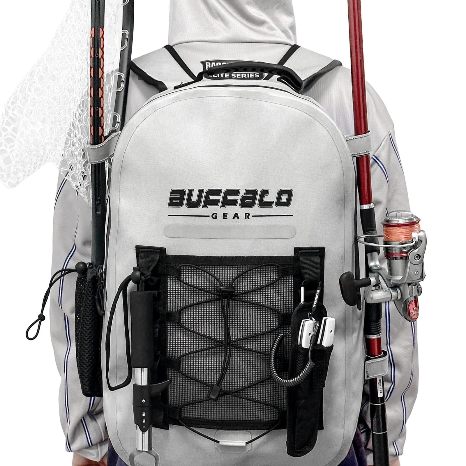 27QT Waterproof Fishing Backpack with Rod Holder - Taylor Holler Tackle Co.