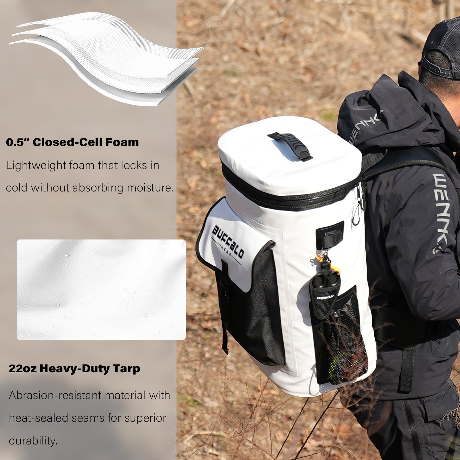 31QT Fish Cooler Backpack, Kill Backpack - Taylor Holler Tackle Co.