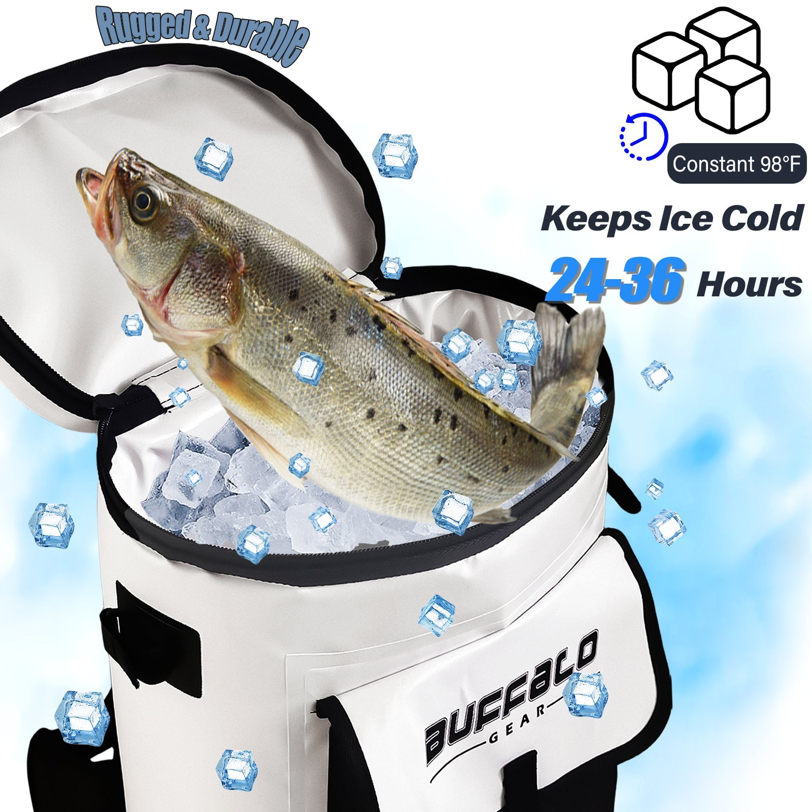 31QT Fish Cooler Backpack, Kill Backpack - Taylor Holler Tackle Co.