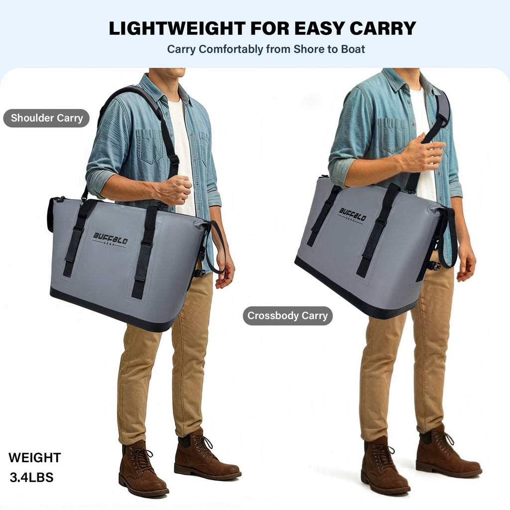 37QT Fish Cooler Bag With Fishing Rod Holder - Taylor Holler Tackle Co.
