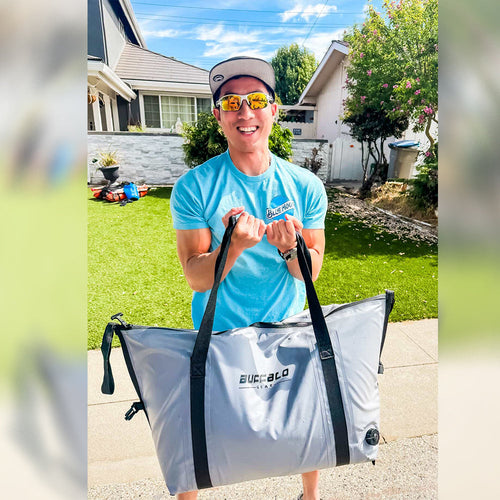 45QT Fish Cooler Bag With Flat Bottom - Taylor Holler Tackle Co.