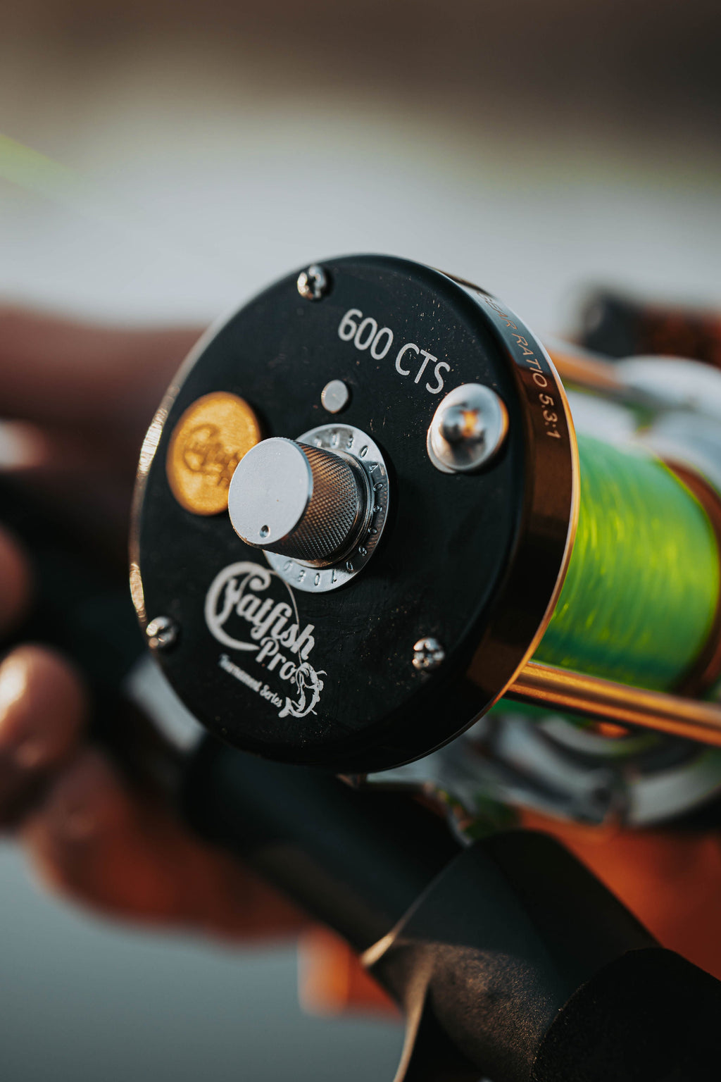600CTS Round Baitcaster Reel - Taylor Holler Tackle Co.
