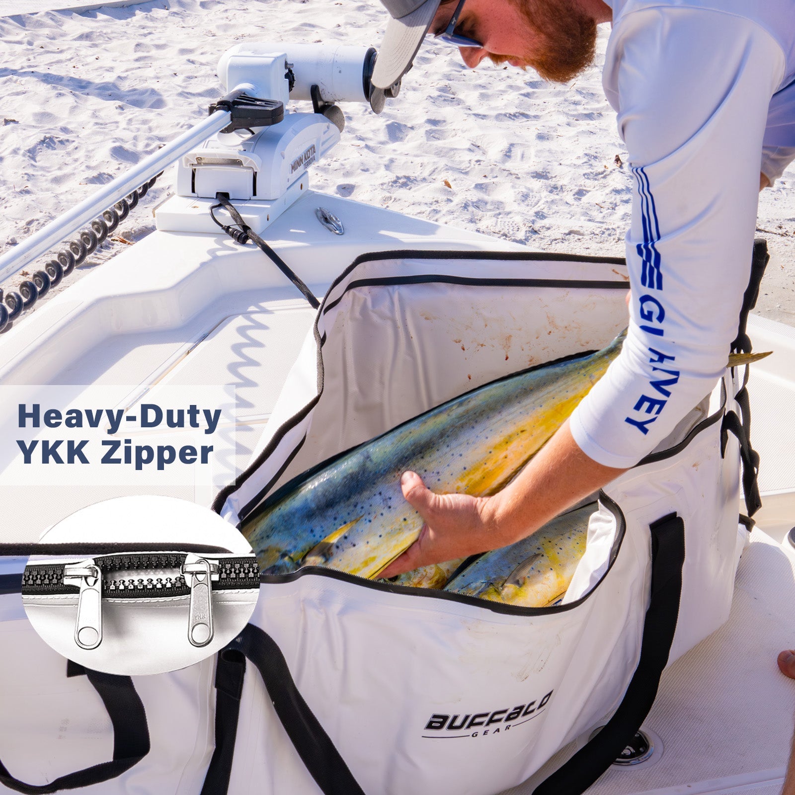 60x24'' Fish Cooler Bag with YKK Zipper - Taylor Holler Tackle Co.