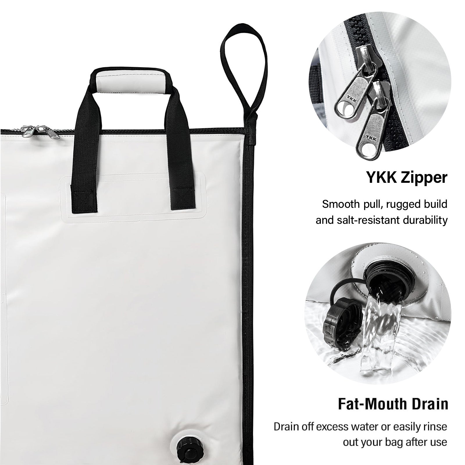 60x24'' Fish Cooler Bag with YKK Zipper - Taylor Holler Tackle Co.