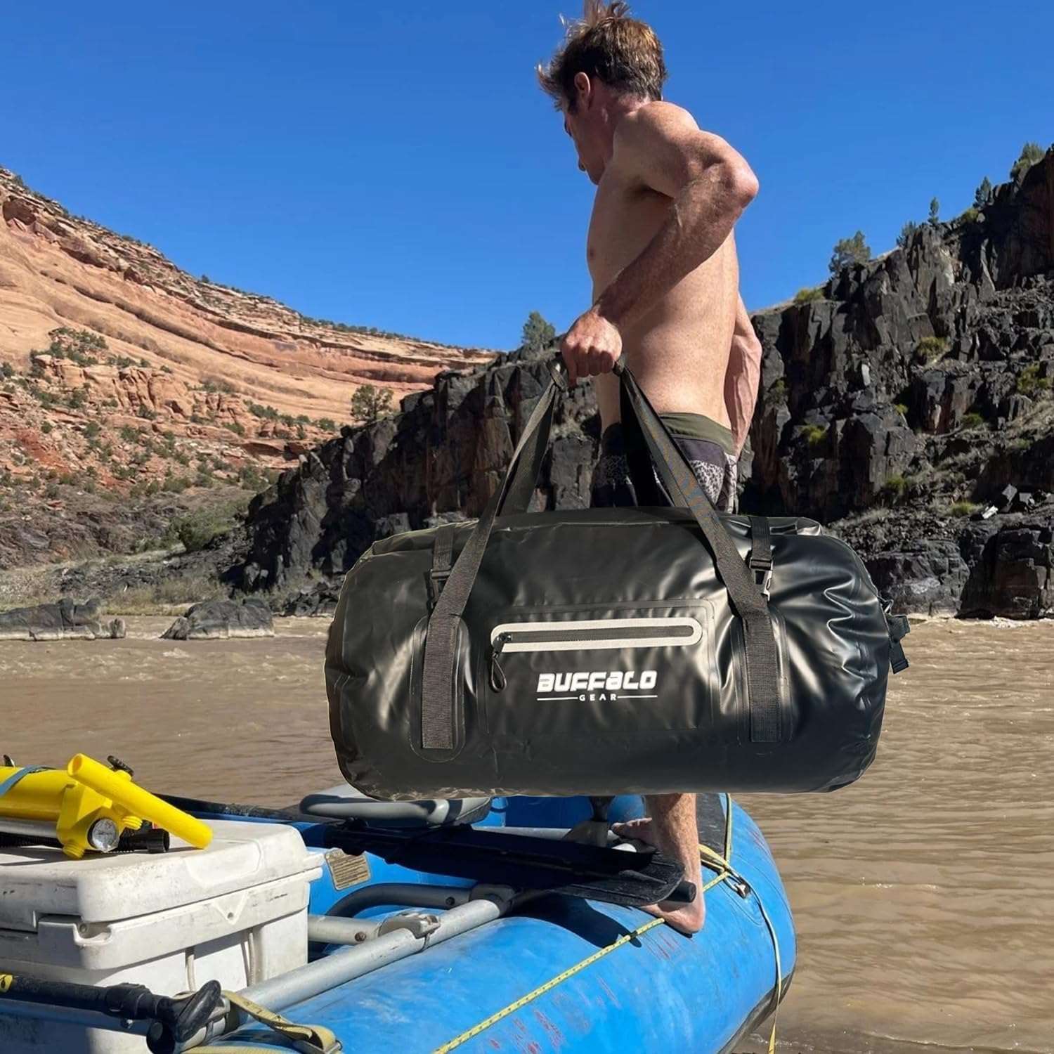 85QT Roll Top Waterproof Duffel Bag - Taylor Holler Tackle Co.
