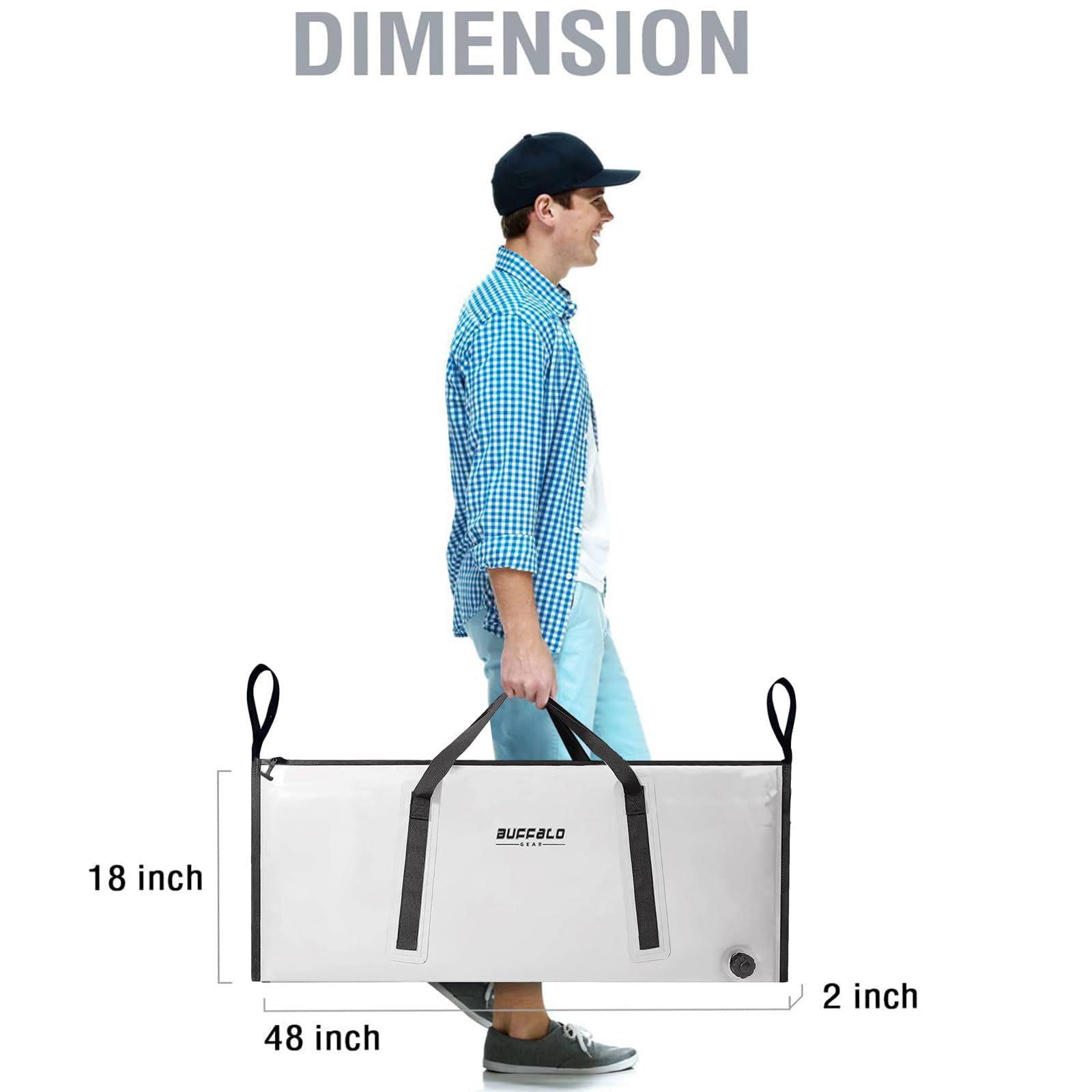 48x18'' Fish Cooler Bag - Taylor Holler Tackle Co.