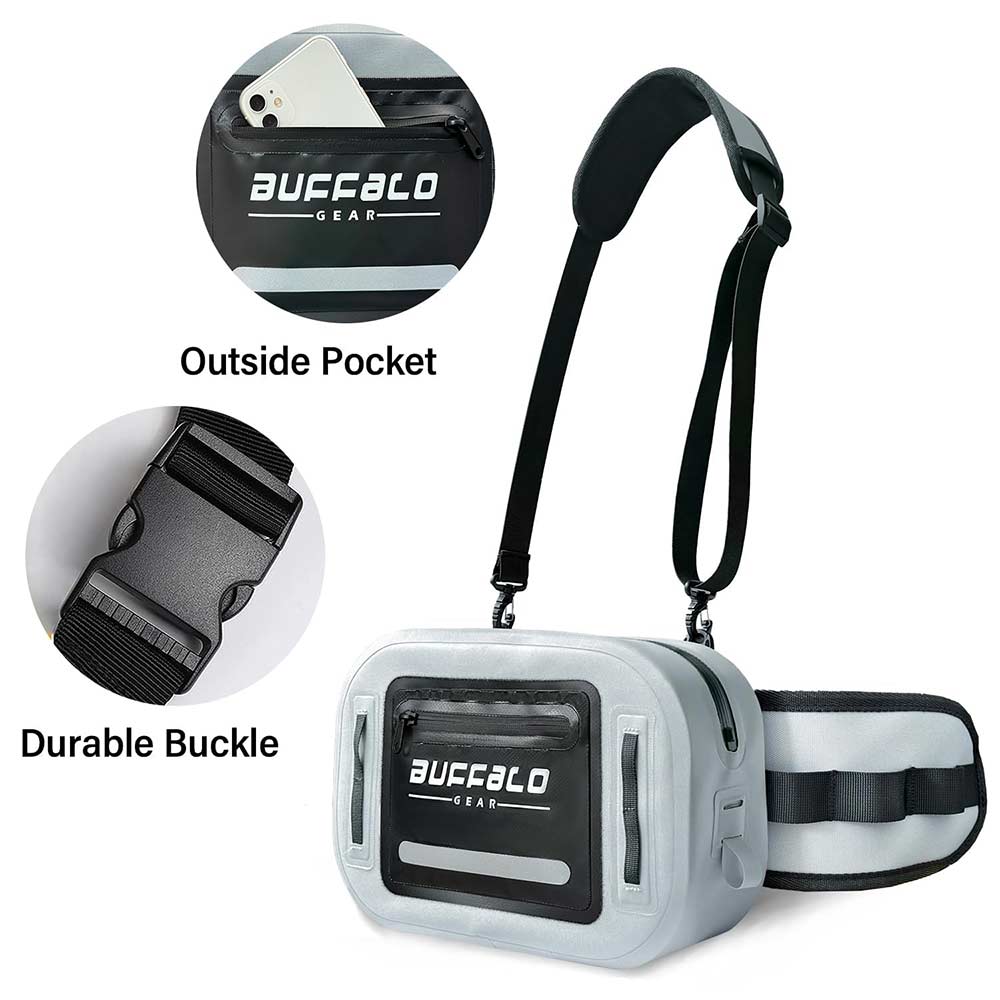 9.4QT Waterproof Fishing Fanny Pack - Taylor Holler Tackle Co.