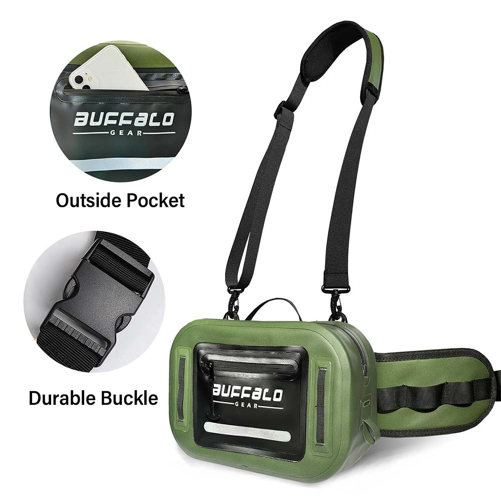 9.4QT Waterproof Fishing Fanny Pack - Taylor Holler Tackle Co.