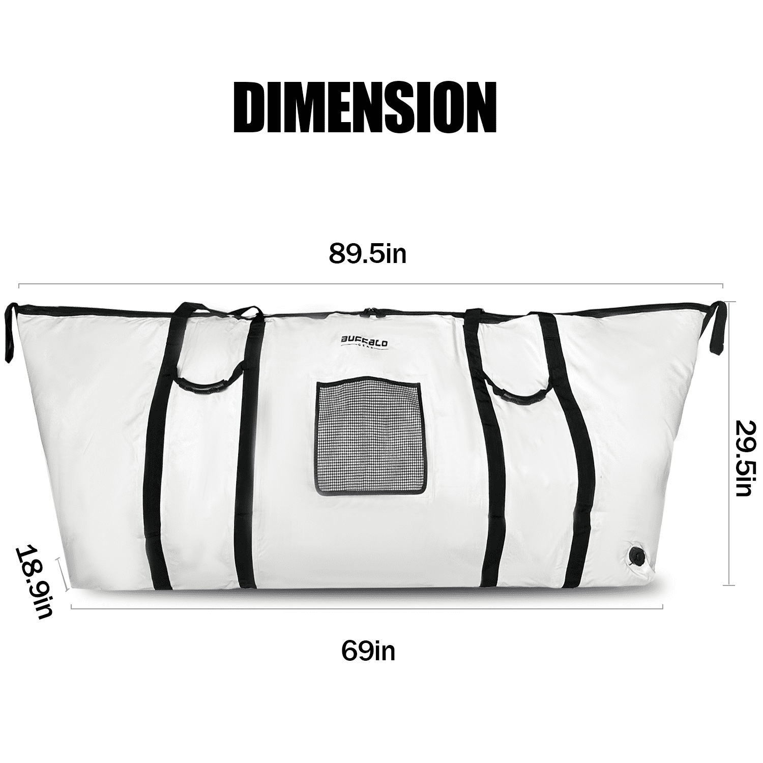 90'' Fish Cooler Bag With YKK Zipper - Taylor Holler Tackle Co.