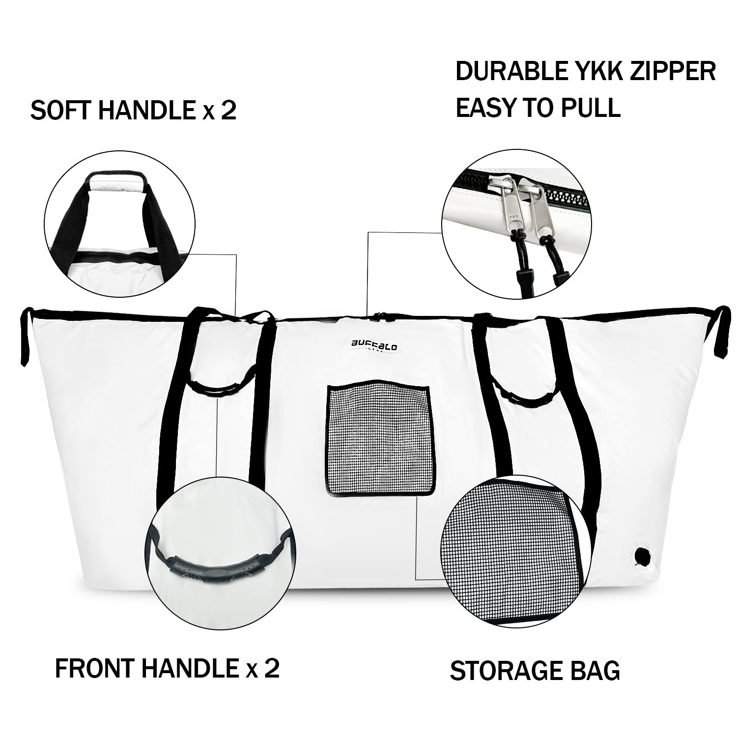 90'' Fish Cooler Bag With YKK Zipper - Taylor Holler Tackle Co.