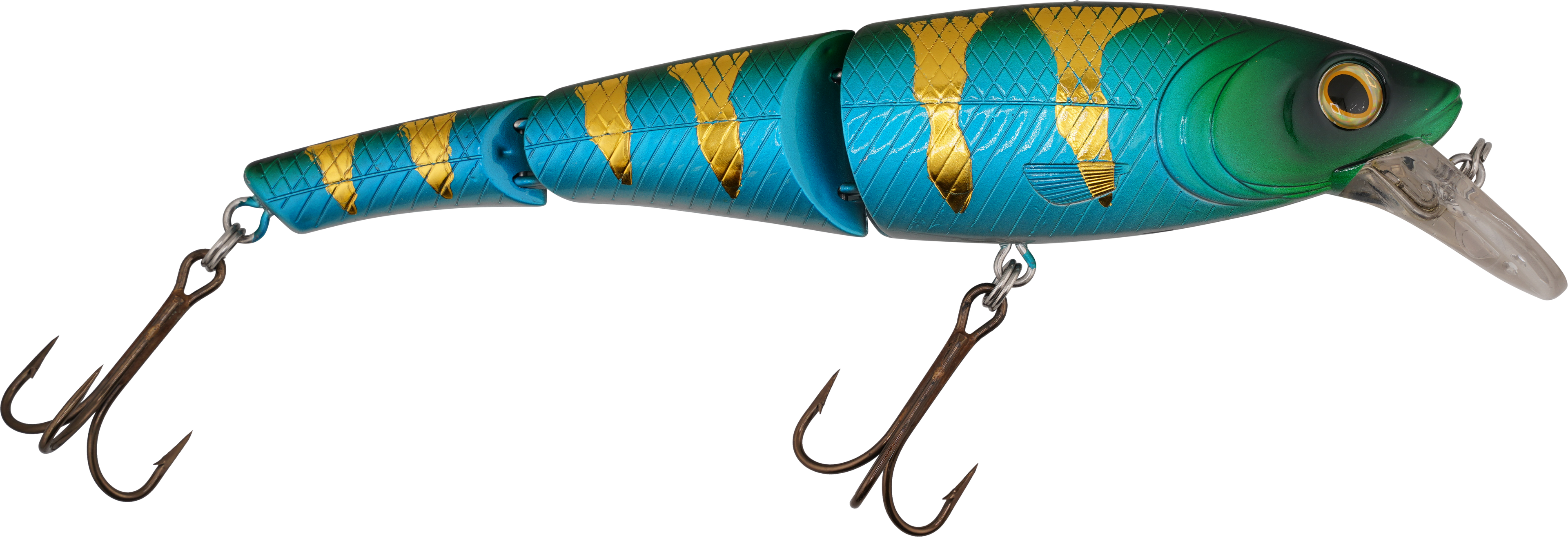 Head Hunter 8" Double-Jointed Swimbait for Musky & Pike – EBS Sound Technology