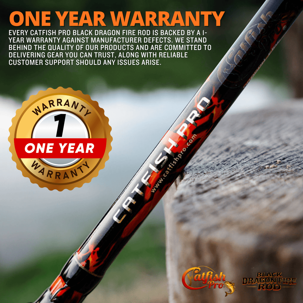 Black Dragon Fire Casting Rod - Taylor Holler Tackle Co.