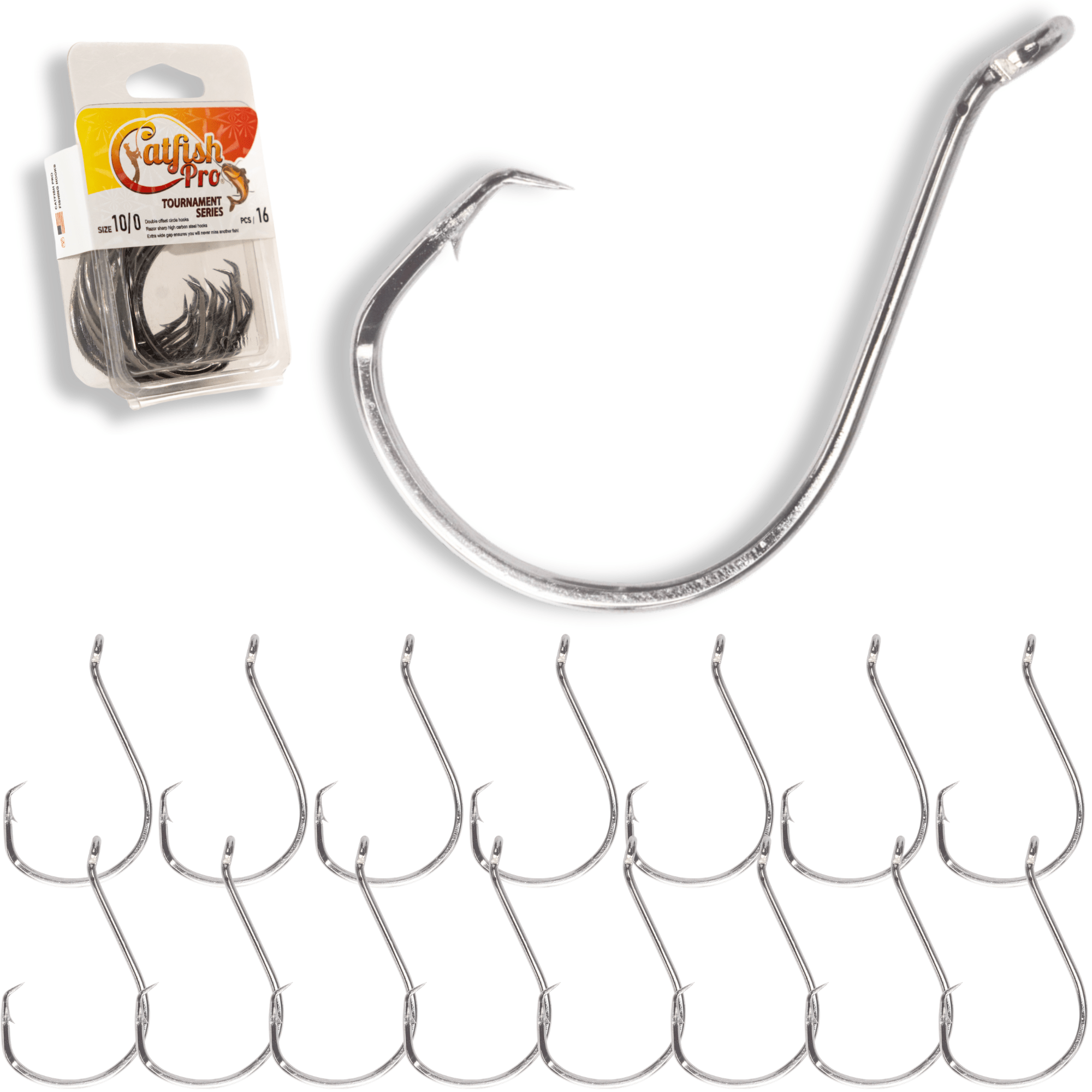 Double Offset Circle Hooks 10/0 - Value Pack - Taylor Holler Tackle Co.