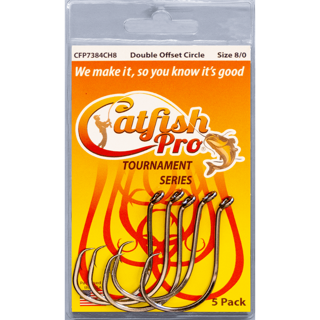 Double Offset Circle Hooks 8/0 - Taylor Holler Tackle Co.