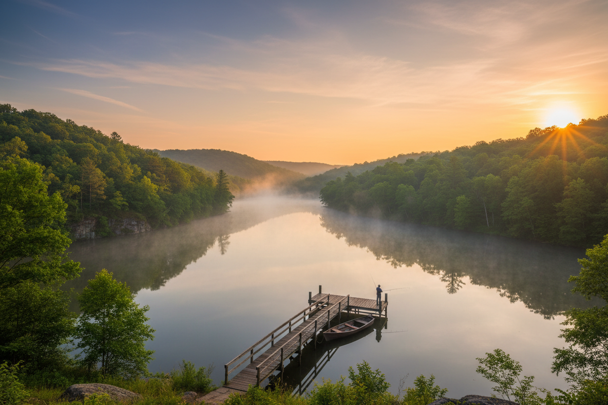 Northeast Kentucky Fishing Hero Background
