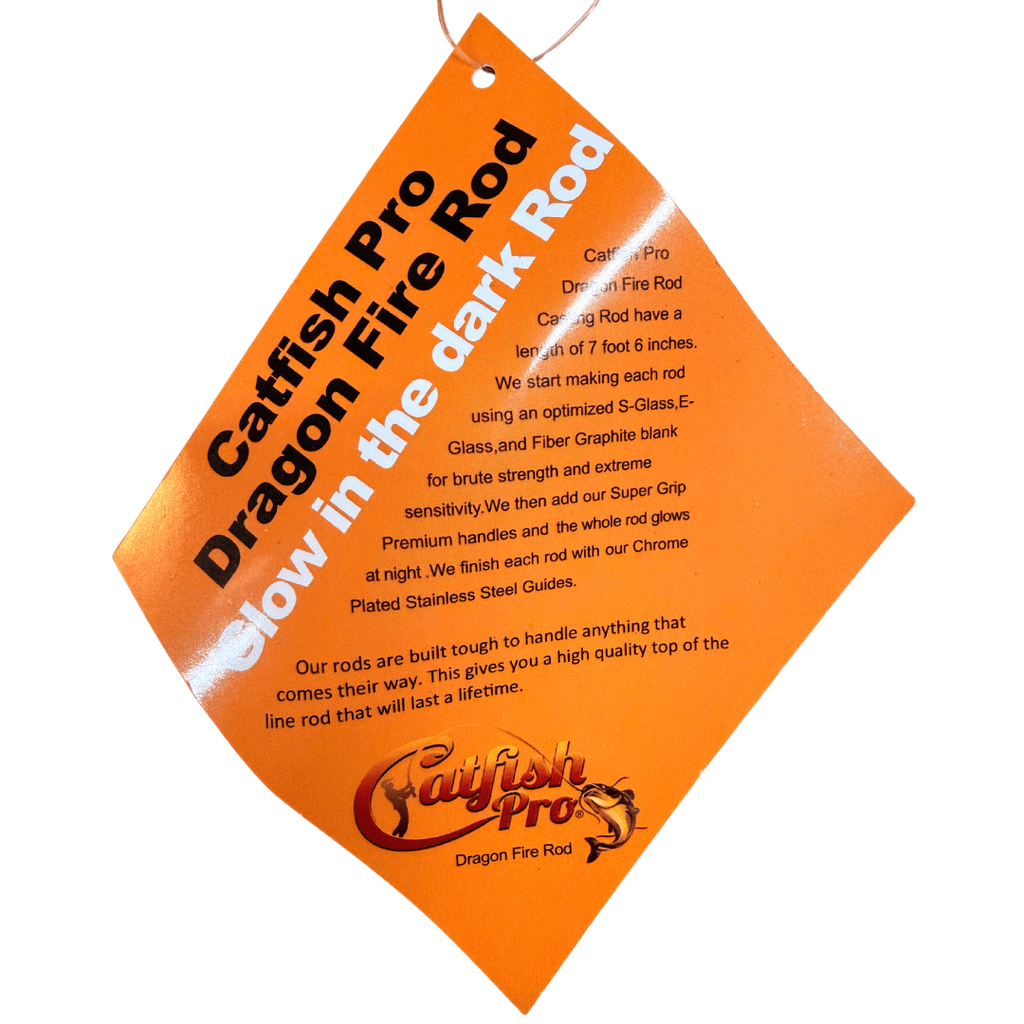 Orange Dragon Fire Casting Glow Rod - Taylor Holler Tackle Co.