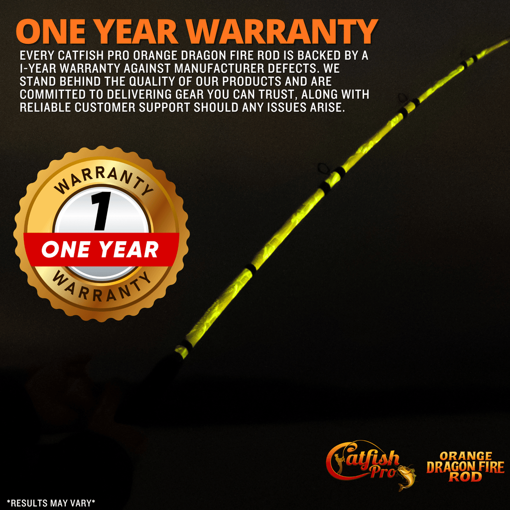 Orange Dragon Fire Casting Glow Rod - Taylor Holler Tackle Co.